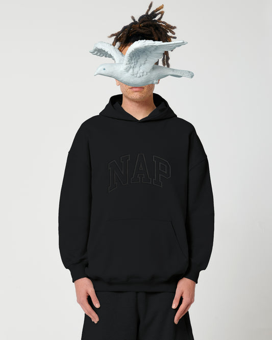 HEAVYWEIGHT 3D NAP HOODIE | BAGGY FIT | ORGANIC COTTON | UNISEX | 3D EMBROIDERED LOGO